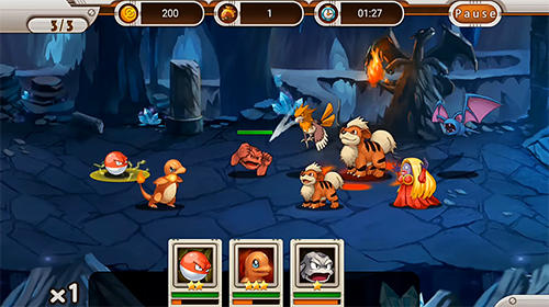 Gameplay of the Poke stroy for Android phone or tablet.