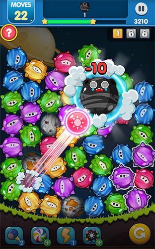 Gameplay of the Pokki pop: Link puzzle for Android phone or tablet.