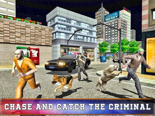Gameplay of the Police dog training simulator for Android phone or tablet.