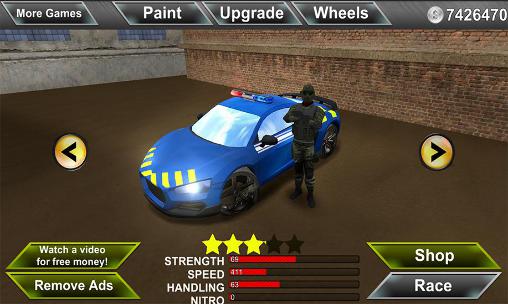 Full version of Android apk app Police agent vs mafia driver for tablet and phone.