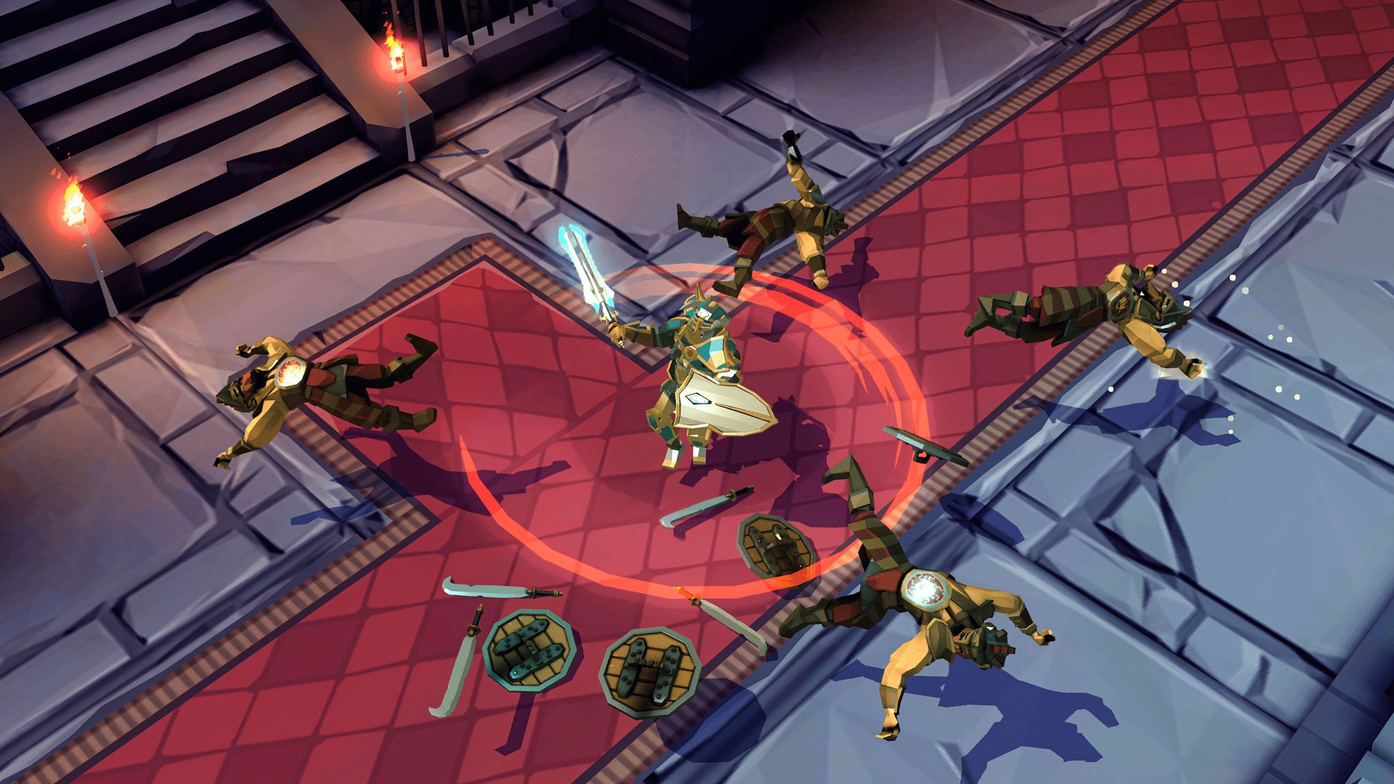 Gameplay of the Polygon Fantasy: Diablo-like Action RPG for Android phone or tablet.
