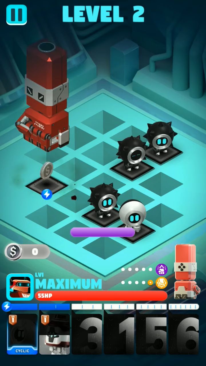 Gameplay of the Pop-Up: Strategic Whack-a-Mole for Android phone or tablet.