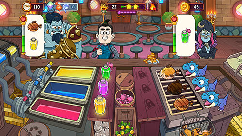 Gameplay of the Potion punch 2: Fantasy cooking adventures for Android phone or tablet.