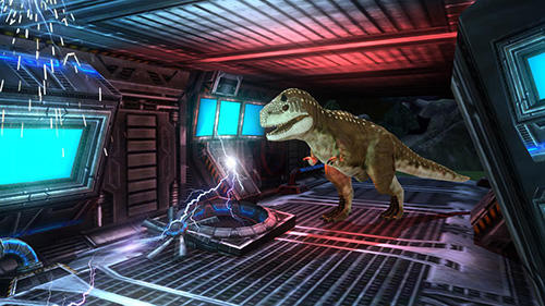Gameplay of the Primal dinosaur simulator: Dino carnage for Android phone or tablet.