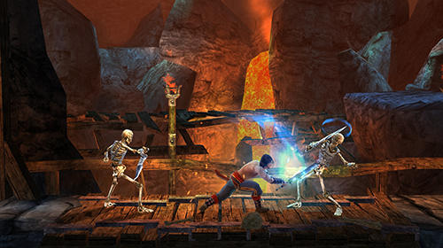 Gameplay of the Prince of Persia: The shadow and the flame for Android phone or tablet.