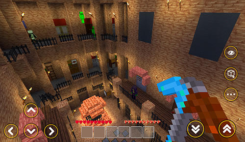 Gameplay of the Prison craft: Cops n robbers for Android phone or tablet.
