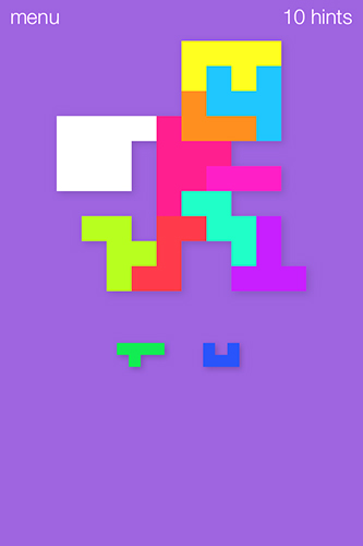Gameplay of the Puzzle bits for Android phone or tablet.
