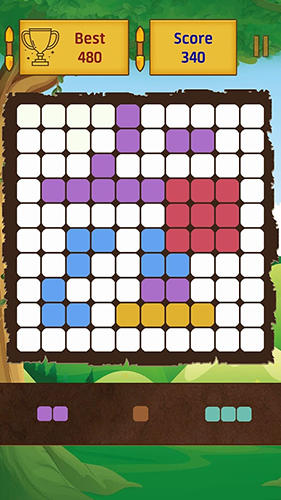 Gameplay of the Puzzle blocks extra for Android phone or tablet.