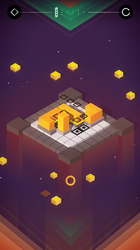 Gameplay of the Puzzle blocks for Android phone or tablet.