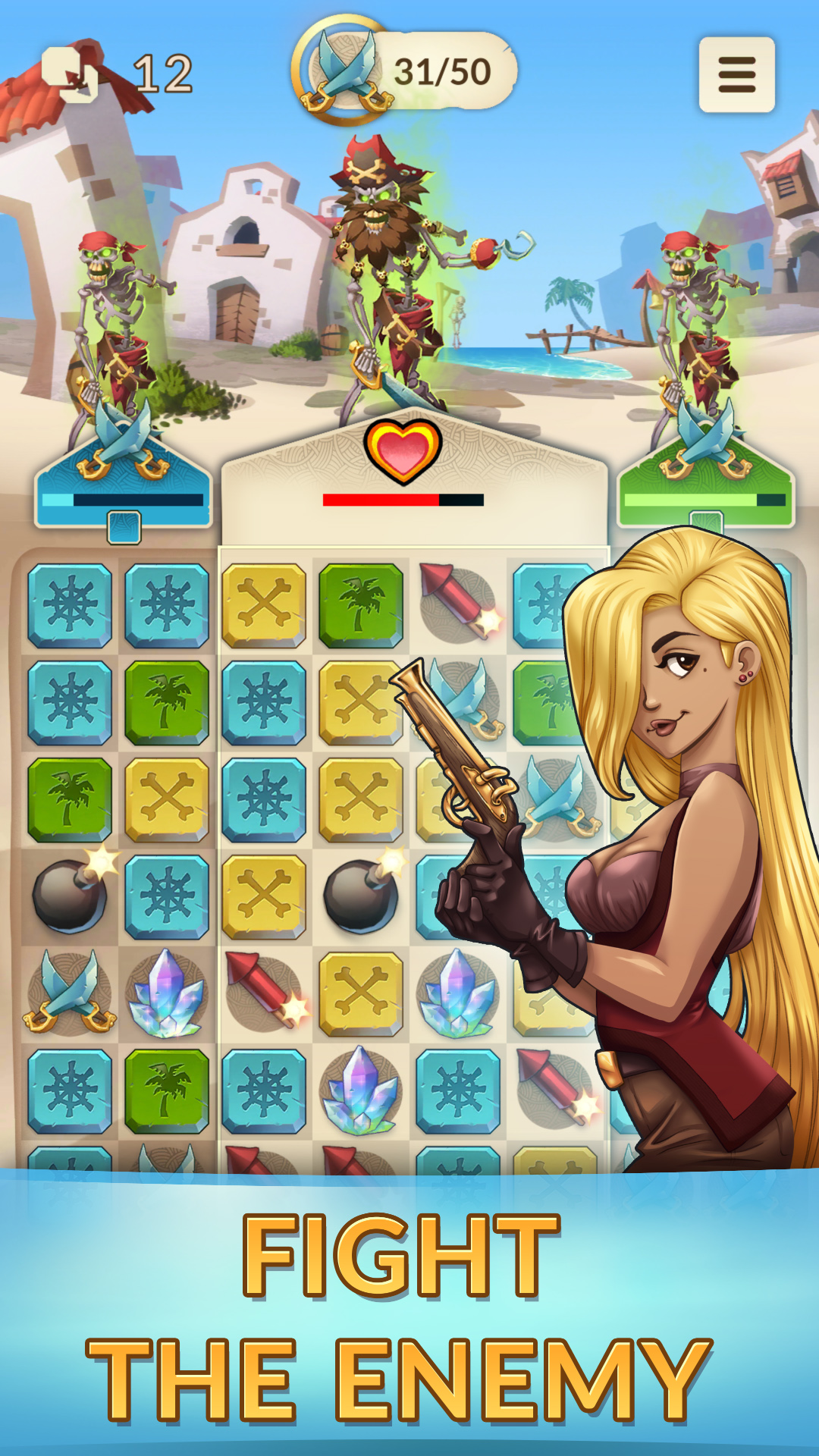 Gameplay of the Puzzle Colony for Android phone or tablet.