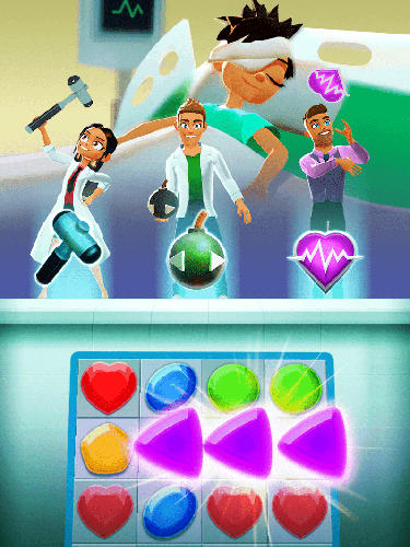 Gameplay of the Puzzle hospital for Android phone or tablet.