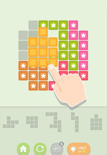Gameplay of the Puzzle king by Sixcube for Android phone or tablet.