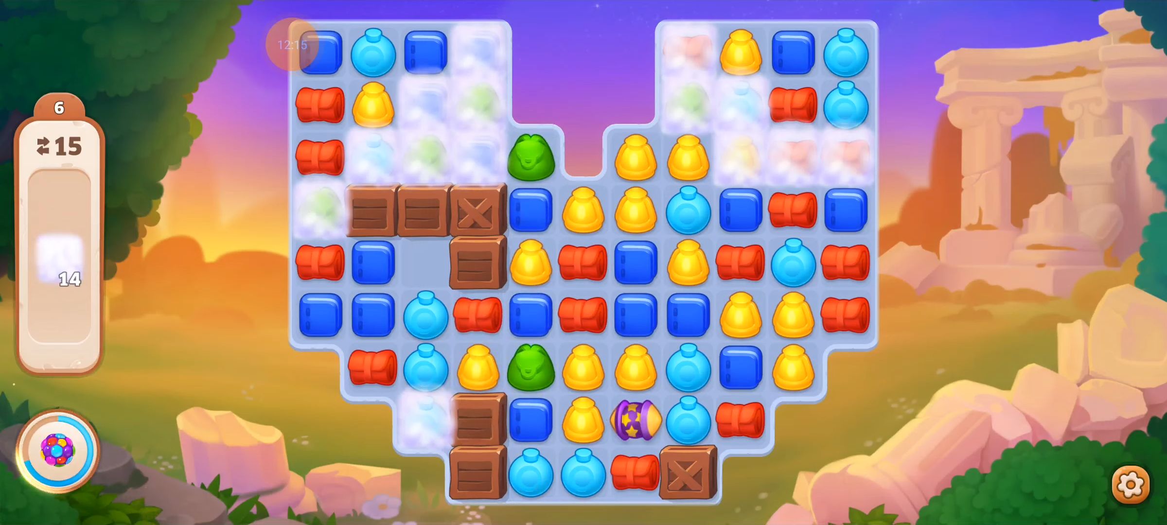 Gameplay of the Puzzle Odyssey: adventure game for Android phone or tablet.