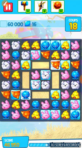 Gameplay of the Puzzle pets: Popping fun! for Android phone or tablet.