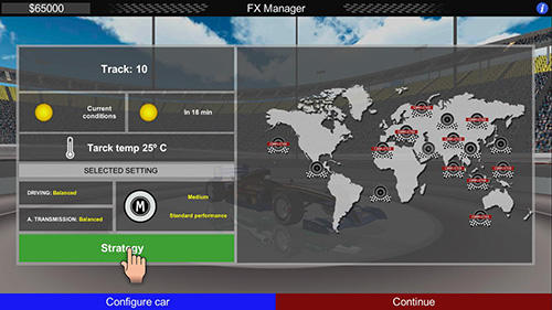 Gameplay of the Race master for Android phone or tablet.