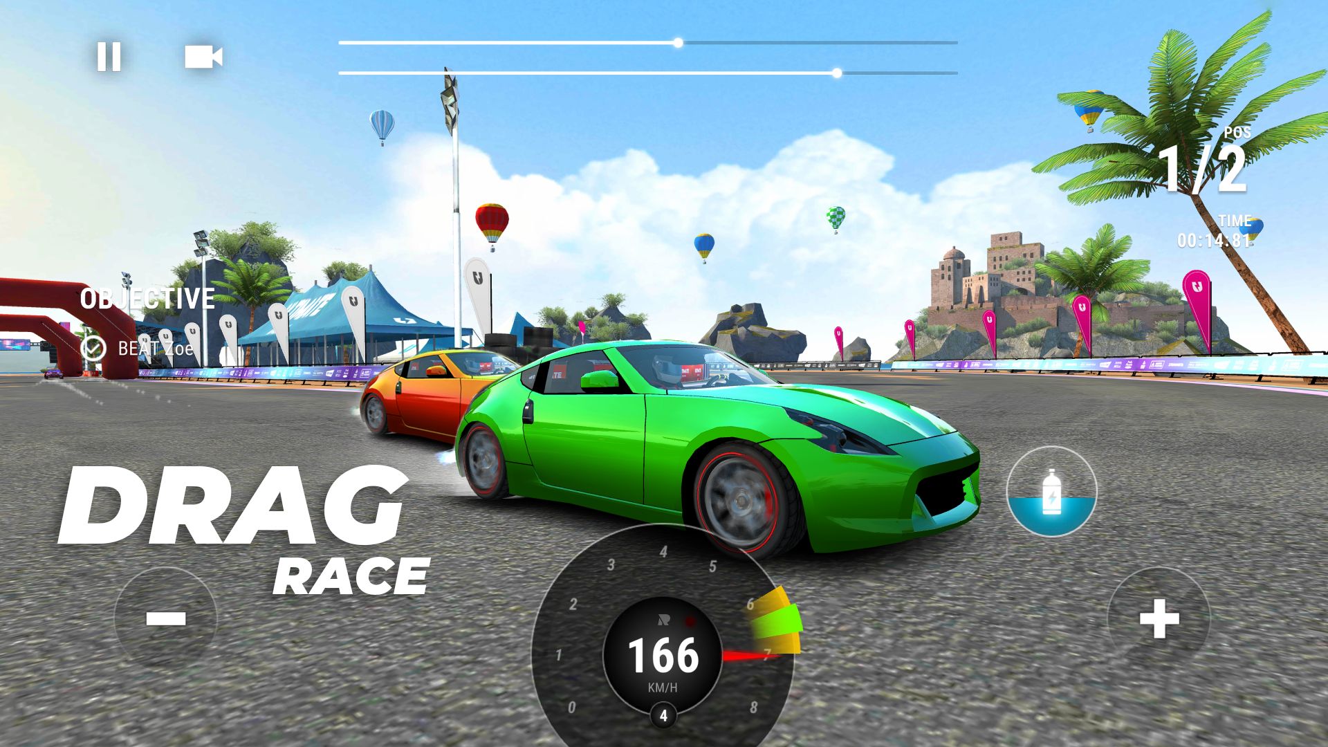 Gameplay of the Race Max Pro - Car Racing for Android phone or tablet.