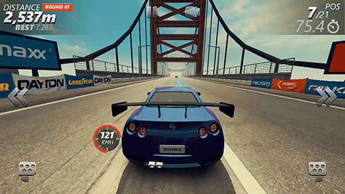 Gameplay of the Raceline for Android phone or tablet.