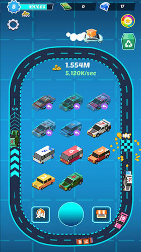 Gameplay of the Racing club: Drag to race for Android phone or tablet.