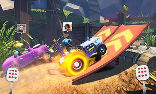 Gameplay of the Racing rocket for Android phone or tablet.