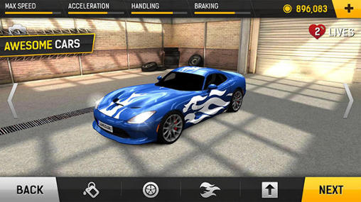 Full version of Android apk app Racing fever for tablet and phone.
