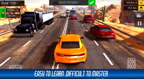 Full version of Android apk app Racing in traffic for tablet and phone.