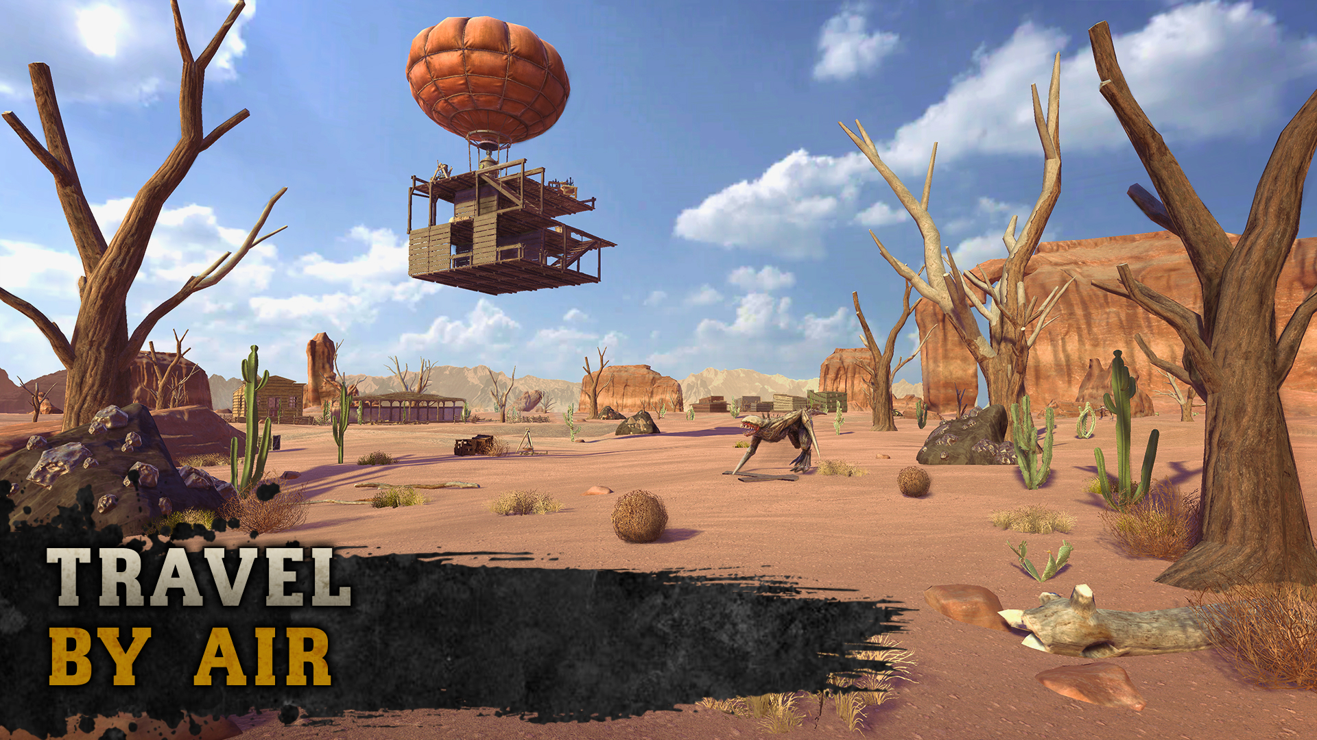Gameplay of the Raft Survival: Desert Nomad - Simulator for Android phone or tablet.