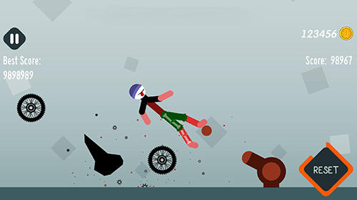 Gameplay of the Ragdoll dismounting for Android phone or tablet.