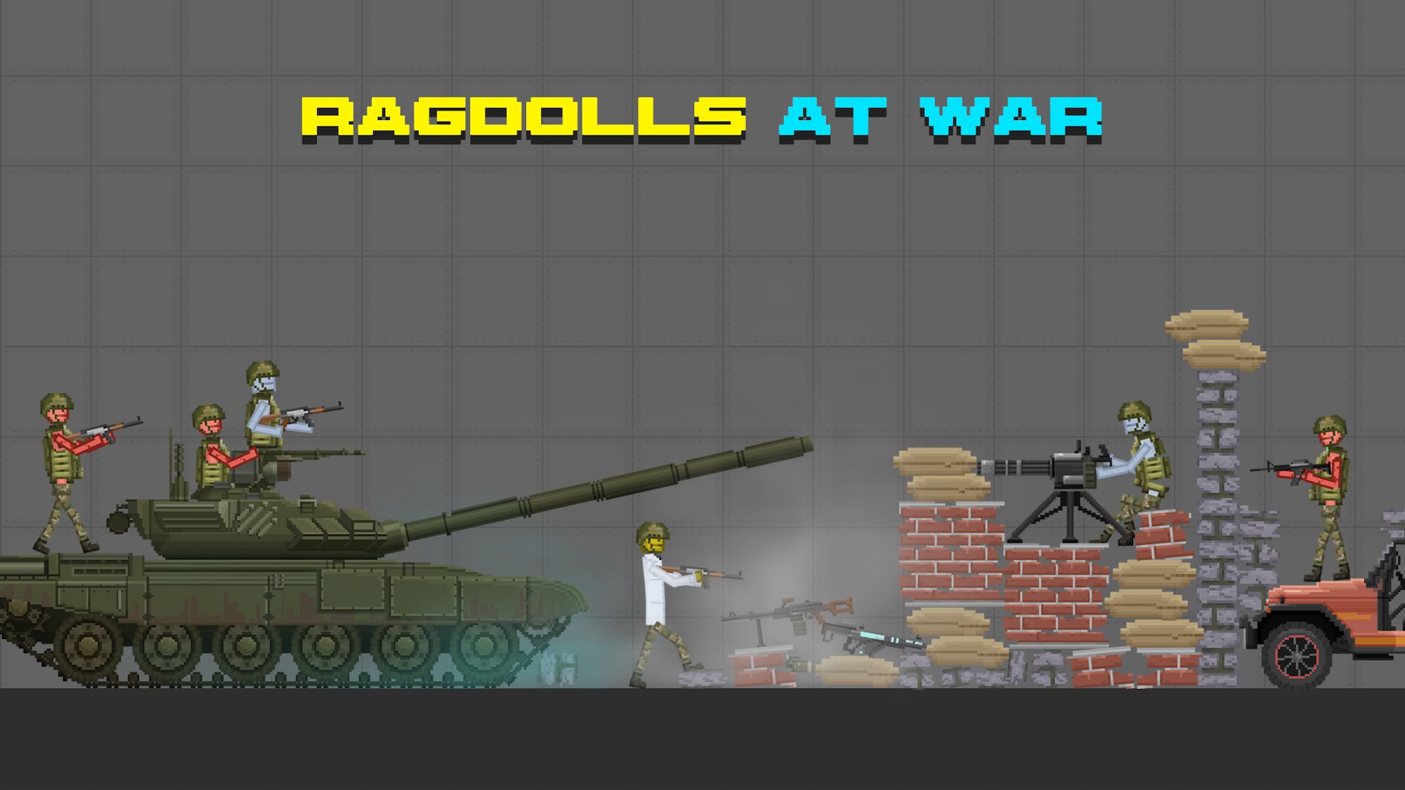 Gameplay of the Ragdoll Playground for Android phone or tablet.