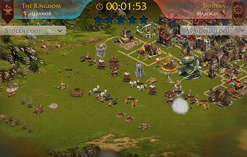 Gameplay of the Rage war: Time battles for Android phone or tablet.