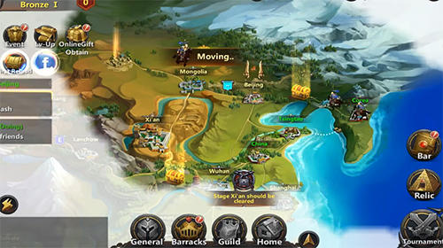 Gameplay of the Raid CLA: Real time strategy for Android phone or tablet.