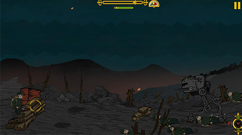 Gameplay of the Raining iron for Android phone or tablet.