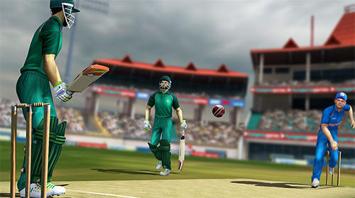 Gameplay of the Ravindra Jadeja: Official cricket game for Android phone or tablet.
