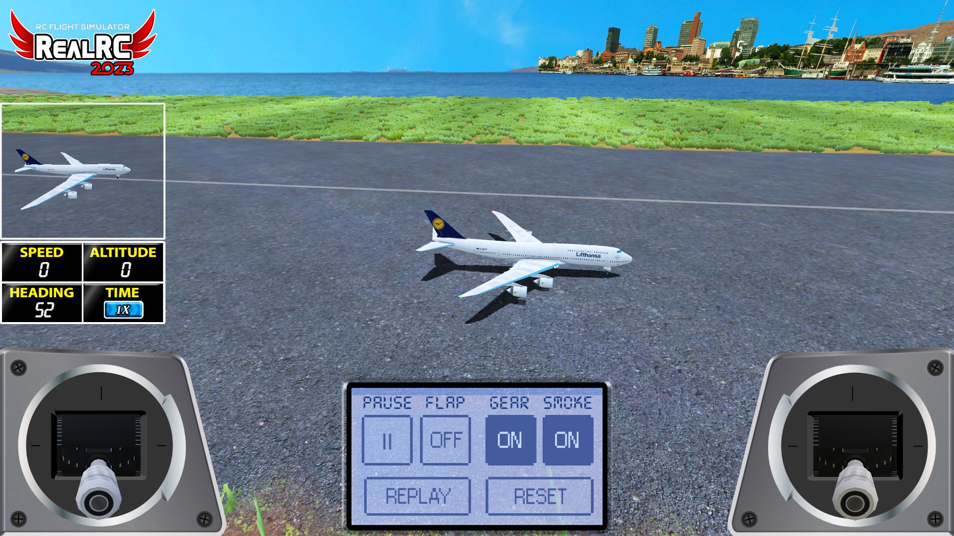 Gameplay of the Real RC Flight Sim 2023 Online for Android phone or tablet.