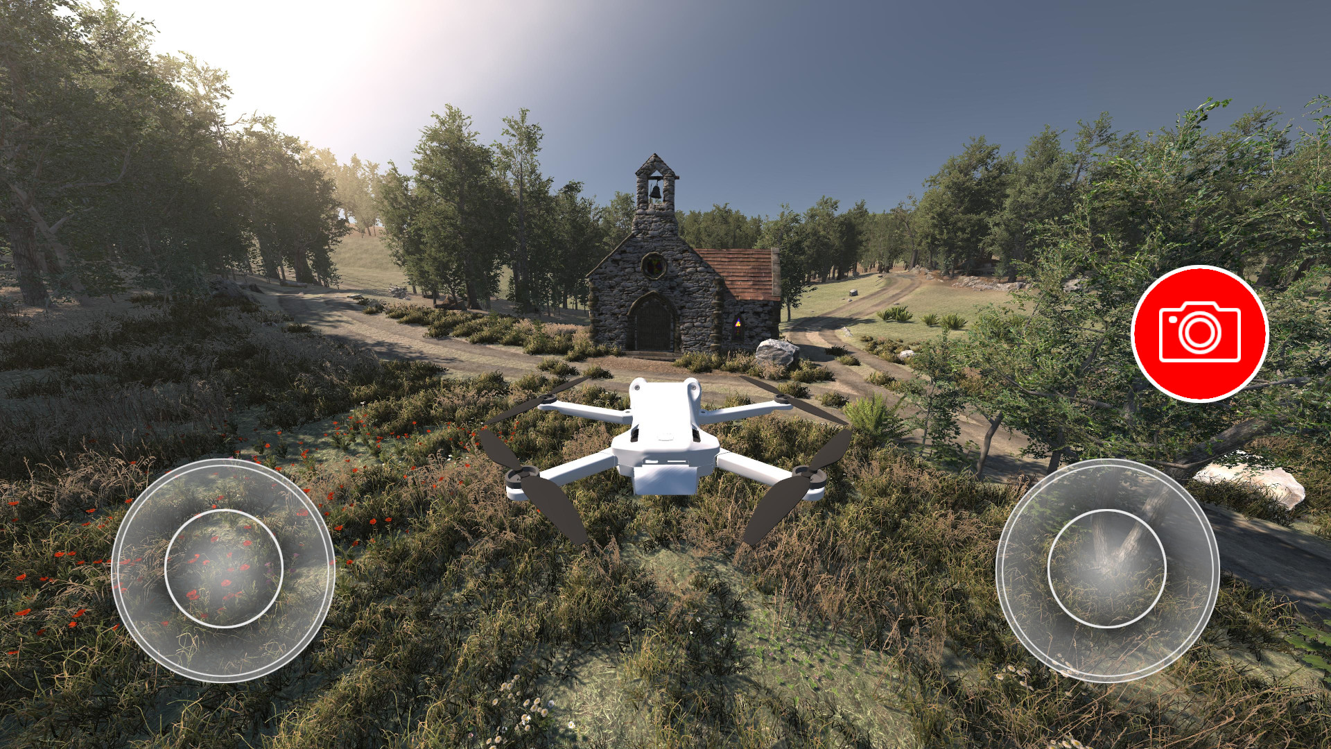 Gameplay of the Realistic Drone Simulator PRO for Android phone or tablet.