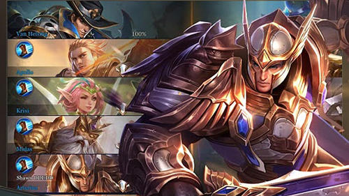 Gameplay of the Realm of valor for Android phone or tablet.