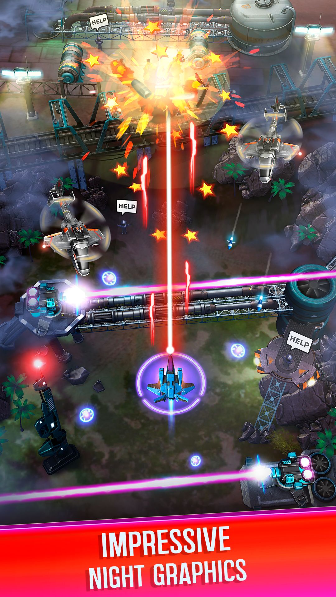 Gameplay of the Red Hunt for Android phone or tablet.