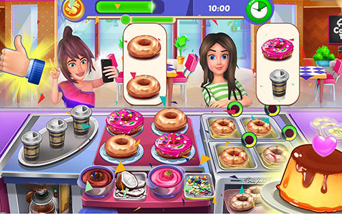 Gameplay of the Restaurant master: Kitchen chef cooking game for Android phone or tablet.