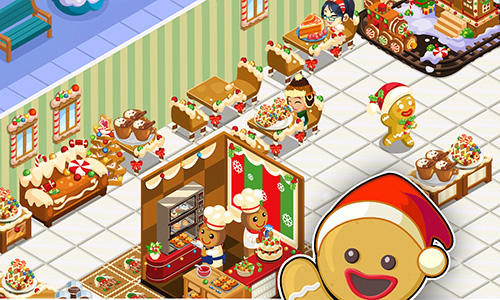 Gameplay of the Restaurant story: Christmas for Android phone or tablet.