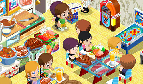 Gameplay of the Restaurant story: Founders for Android phone or tablet.