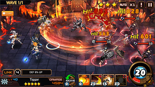 Gameplay of the RF online M for Android phone or tablet.