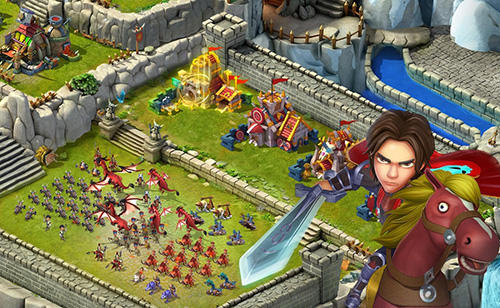 Gameplay of the Riot of tribes for Android phone or tablet.