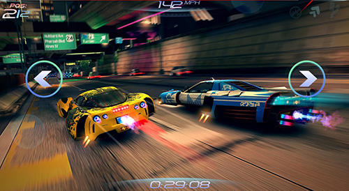 Gameplay of the Rival gears racing for Android phone or tablet.