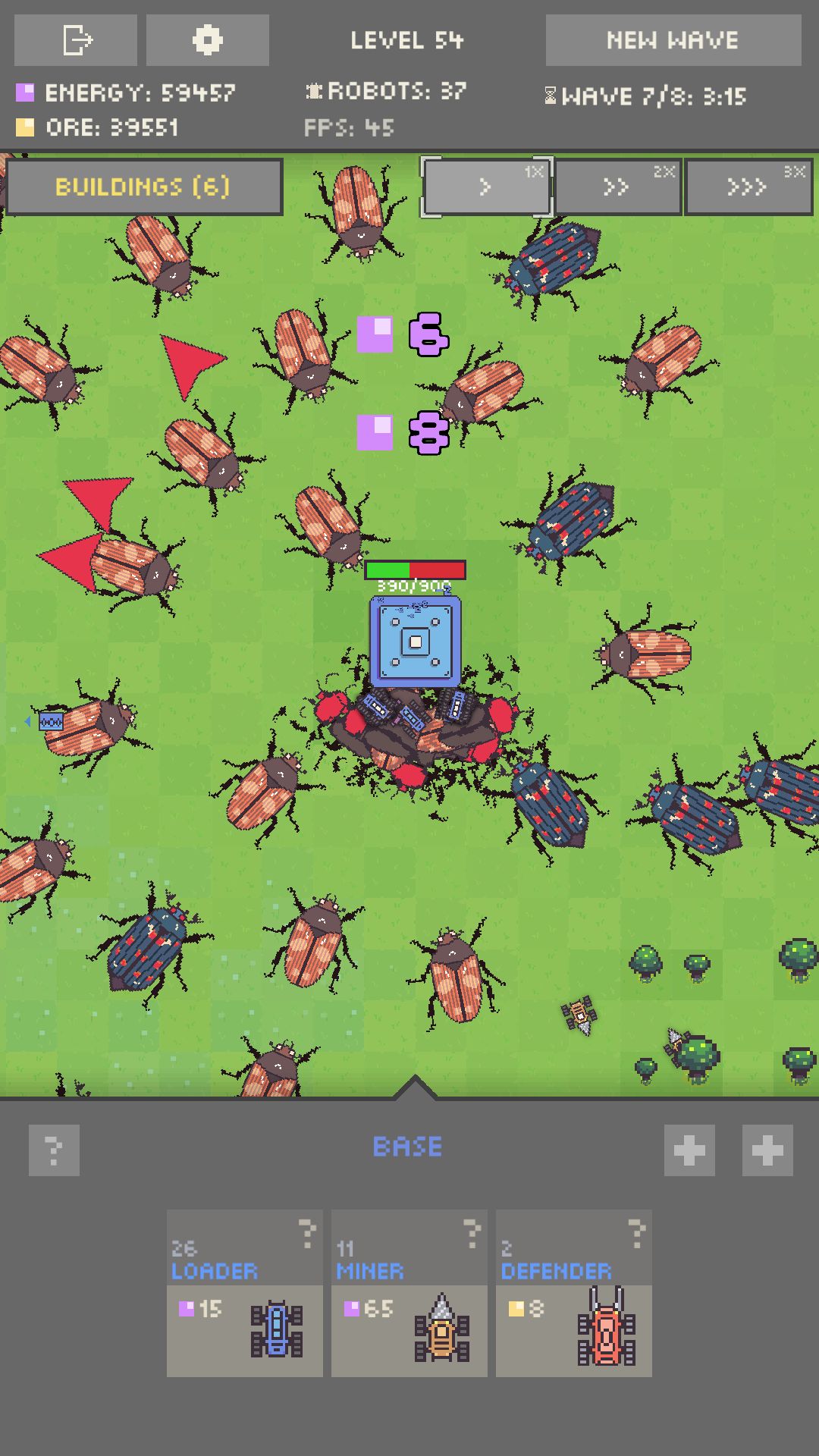Gameplay of the Robot Colony 2 for Android phone or tablet.