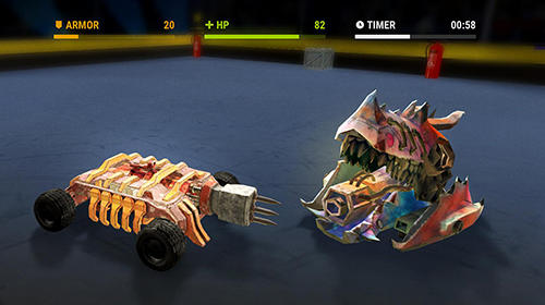 Gameplay of the Robot fighting 2: Minibots 3D for Android phone or tablet.