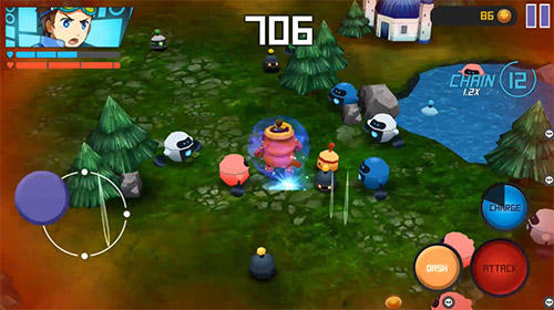 Gameplay of the Robowar: Robot vs alien for Android phone or tablet.