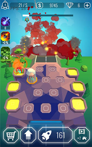 Gameplay of the Rocket Merger for Android phone or tablet.