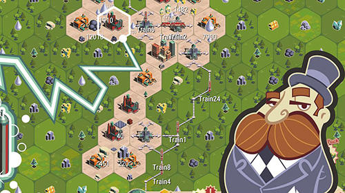 Gameplay of the Rocket valley tycoon for Android phone or tablet.
