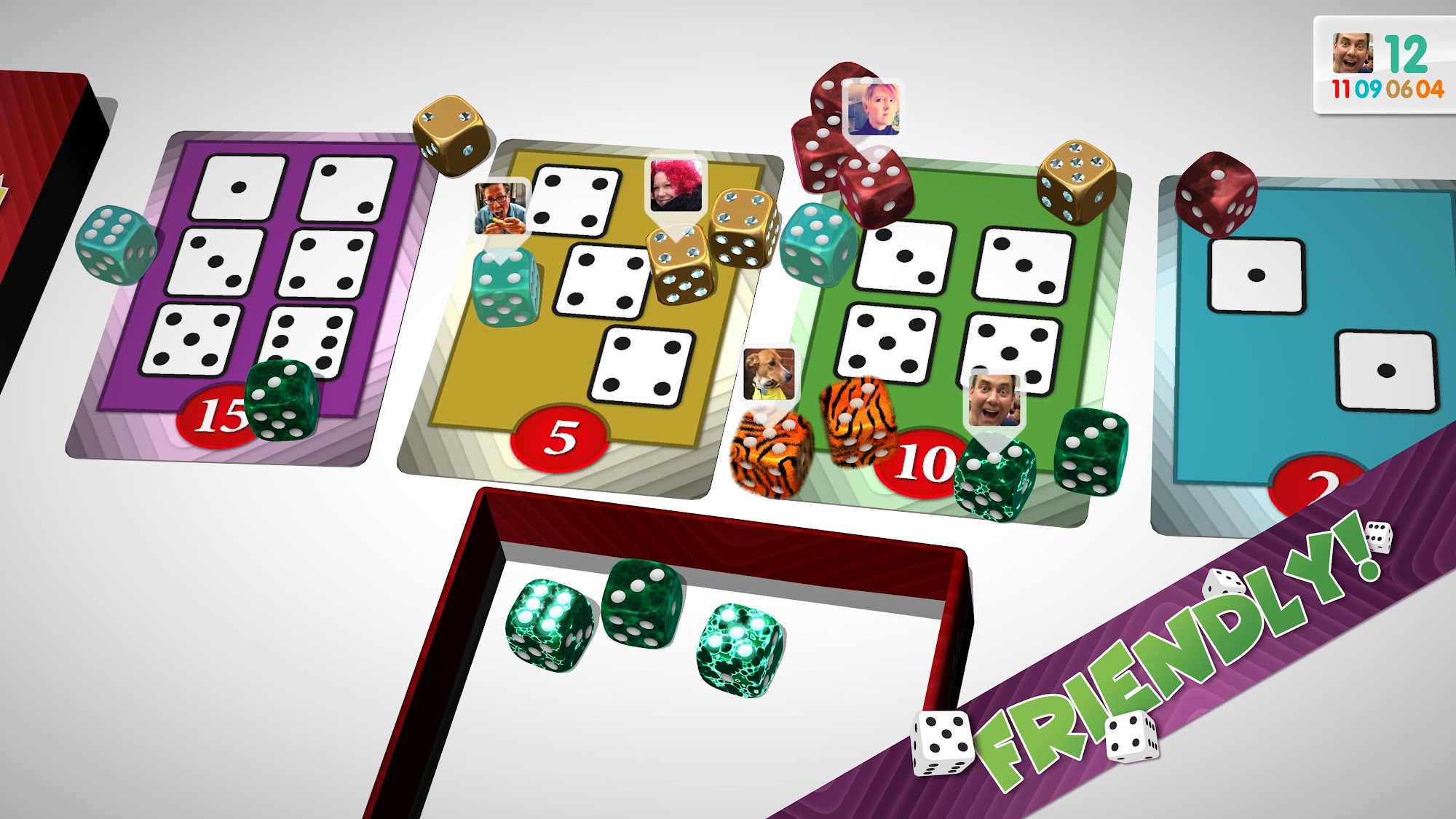 Gameplay of the Roll For It! for Android phone or tablet.