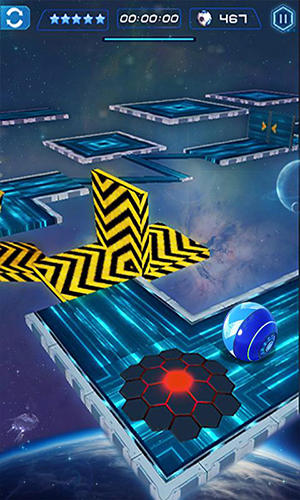 Gameplay of the Rolling ball for Android phone or tablet.