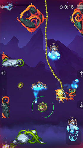 Gameplay of the Roots: Shards of the Moon for Android phone or tablet.